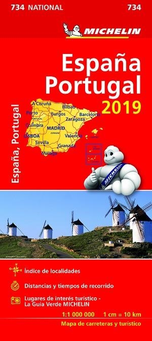 MAPA NATIONAL ESPAÑA  PORTUGAL | 9782067236707 | MICHELIN