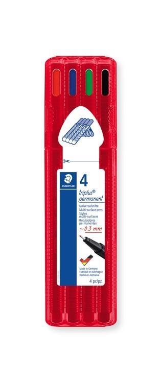 4 RETOLADORS TRIPLUS PERMANENT | 4007817051443 | STAEDTLER