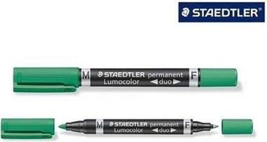 RETOLADOR PERMANENT DUES PUNTES VERD | 4007817348024 | STAEDTLER