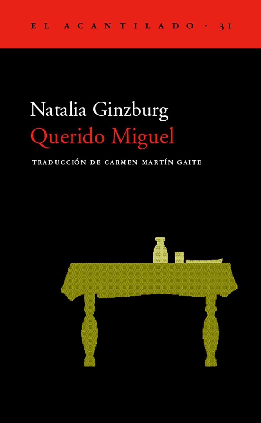 QUERIDO MIGUEL | 9788495359216 | NATALIA GINZBURG