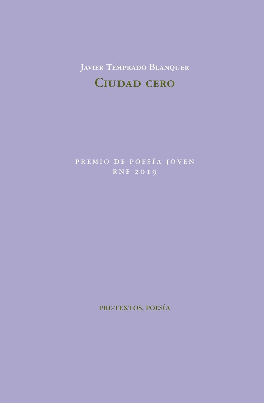 CIUDAD CERO | 9788417830755 | JAVIER TEMPRADO BLANQUER