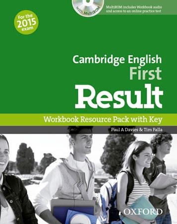 FIRST RESULT WORKBOOK WITH KEY EXAM CD-R PACK 2015 EDITION | 9780194511803 | PAUL A DAVIES
