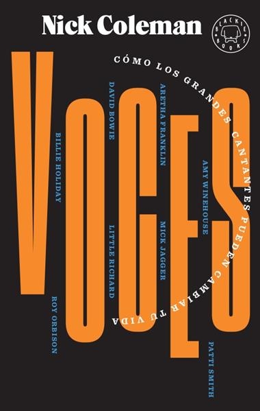 VOCES | 9788417552497 | NICK COLEMAN