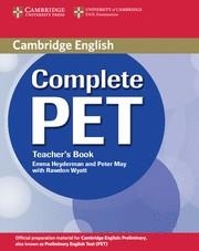 COMPLETE PET TEACHER'S BOOK | 9780521741378 | EMMA HEYDERMAN &  PETER MAY