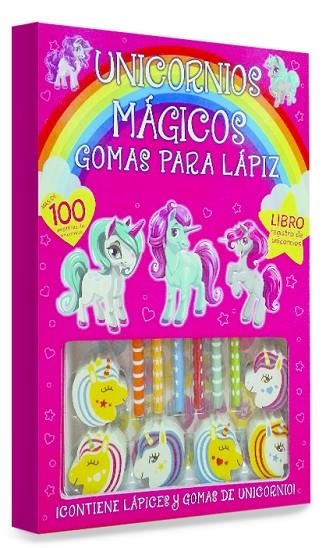 UNICORNIOS MAGICOS GOMAS PARA LAPIZ | 9788468340869 | VVAA
