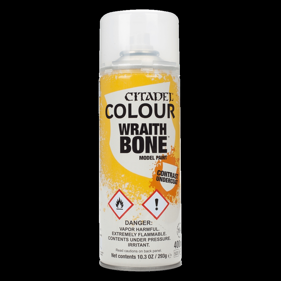 CITADEL COLOUR SPRAY WRAITH BONE MODEL PAINT | 5011921121878 | GAMES WORKSHOP