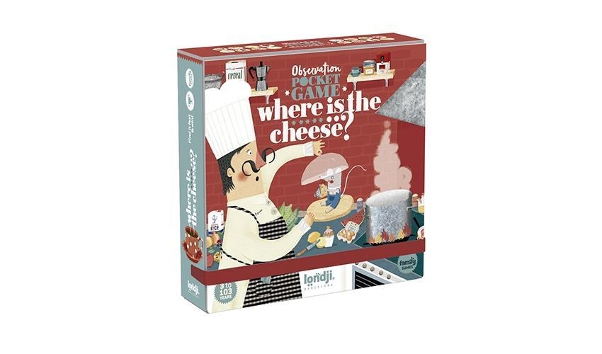 WHERE IS THE CHEESE? OBSERVATION POCKET GAME | 8436580422390 | LONDJI