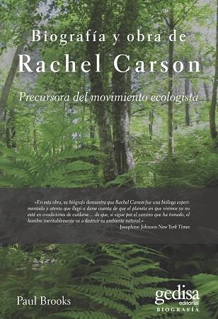 RACHEL CARSON.PRECURSORA DEL MOVIMIENTO ECOLOGISTA | 9788474324860 | BROOKS, PAUL