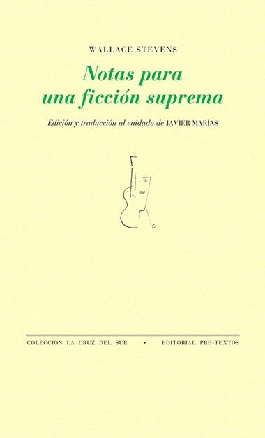 NOTAS PARA UNA FICCION SUPREMA | 9788481910995 | STEVENS, WALLACE