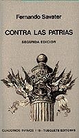 CONTRA LAS PATRIAS | 9788472236196 | SAVATER, FERNANDO