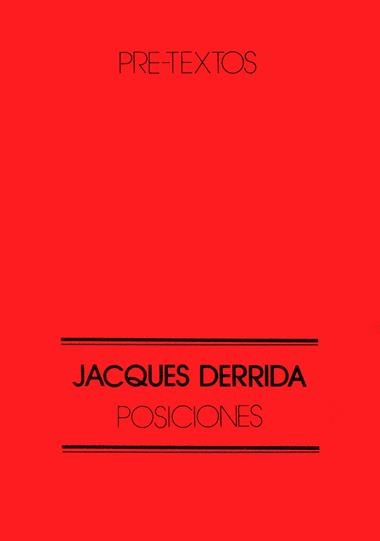 POSICIONES | 9788485081011 | DERRIDA, JACQUES