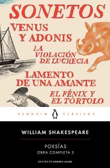 POESIAS OBRA COMPLETA SHAKESPEARE 05 | 9788491051381 | WILLIAM SHAKESPEARE