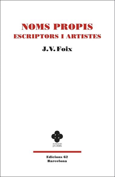 NOMS PROPIS ESCRIPTORS I ARTISTES | 9788429778229 | J V FOIX I MAS