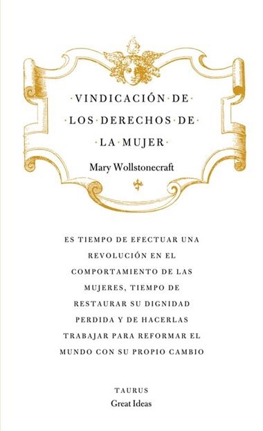 VINDICACION DE LOS DERECHOS DE LA MUJER | 9788430601196 | MARY WOLLSTONECRAFT