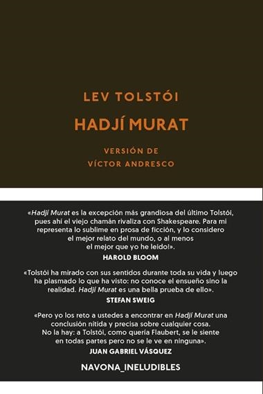 Hadjí Murat | 9788417978549 | LEV TOLSTOI