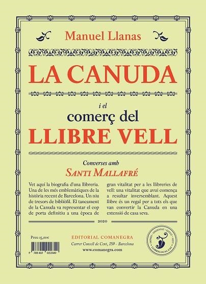 LA CANUDA I EL COMERÇ DEL LLIBRE VELL | 9788418022401 | MANUEL LLANAS PONT