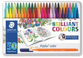 50 RETOLADORS TRIPLUS COLOR CAIXA METAL·LICA | 4007817337165 | STAEDTLER