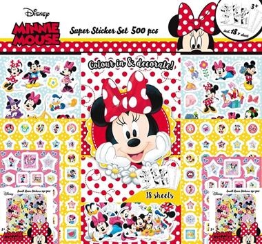 Súper STICKERS set de 500 pegatinas de Minnie | 5949043750365 | VVAA