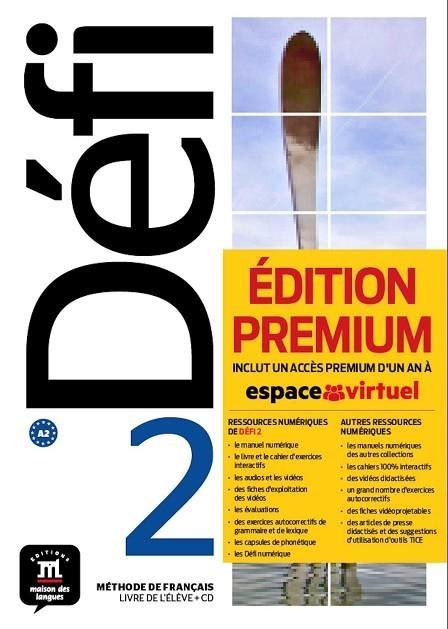 DEFI 2 LIVRE DE LELEVE CD PREMIUM A2 | 9788417249700 | VVAA
