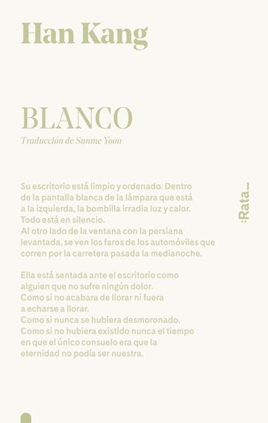 BLANCO | 9788416738519 | HAN KANG