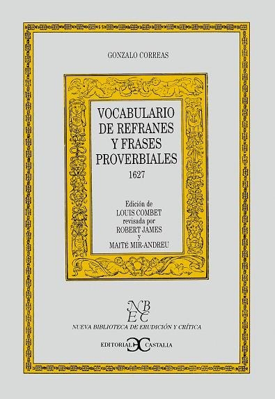 VOCABULARIO DE REFRANES Y FRASES PROVERBIALES | 9788470398766 | CORREAS, GONZALO