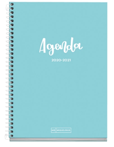 AGENDA ESCOLAR 2020-2021 150X213 SV CATALÀ BLAU CEL | 8422593264072 | MIQUELRIUS