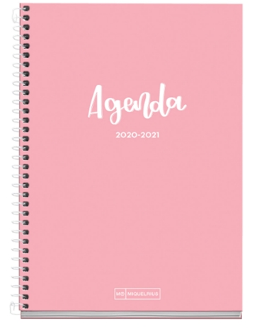 AGENDA ESCOLAR 2020-2021 150X213 SV CATALÀ ROSA | 8422593264089 | MIQUELRIUS