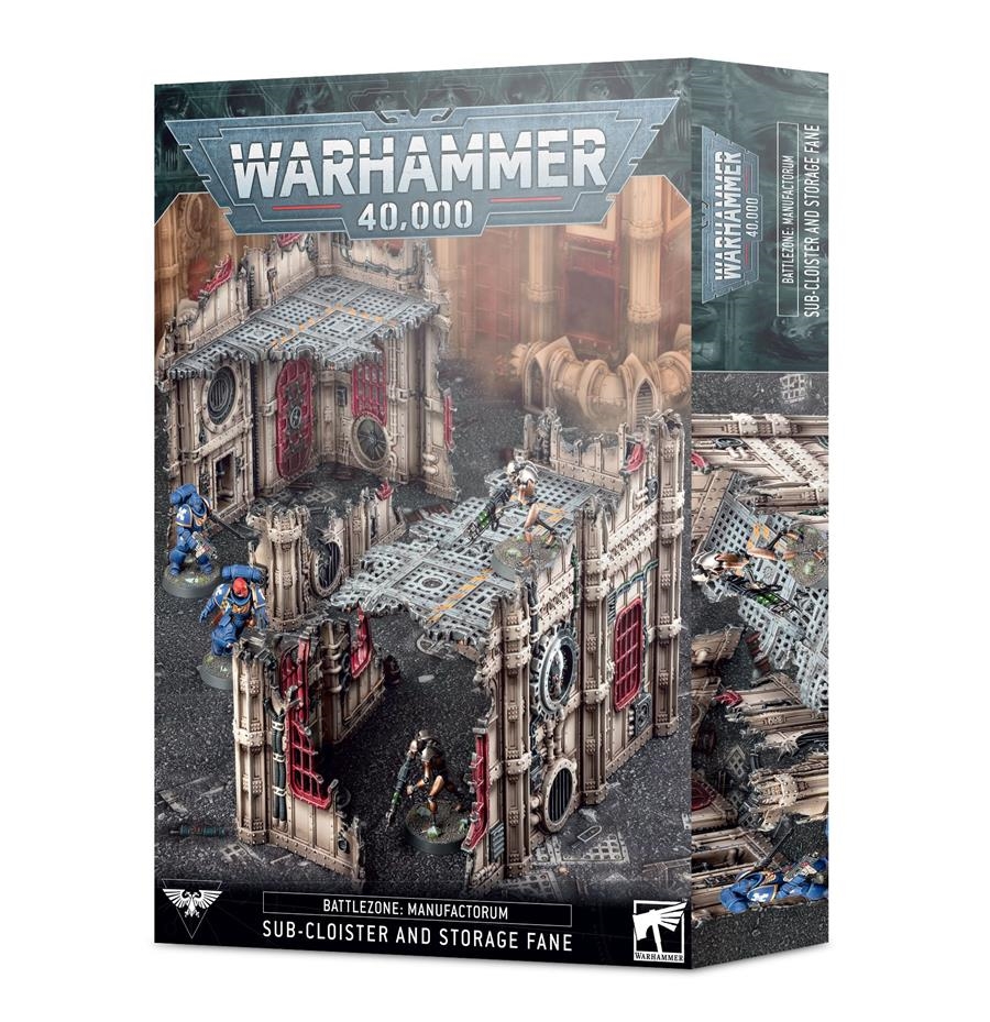 B/Z MANUF.: SUB-CLOISTER & STORAGE FANE | 5011921144143 | GAMES WORKSHOP