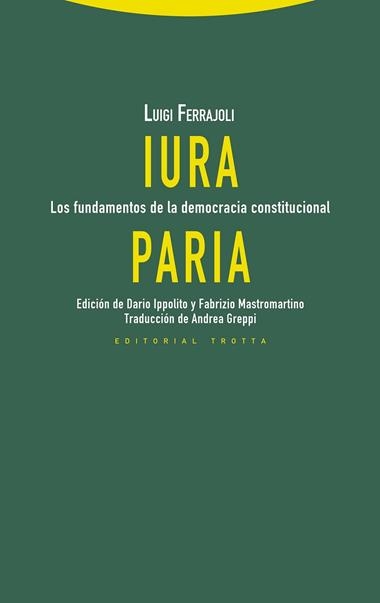 Iura paria | 9788498798487 | LUIGI FERRAJOLI