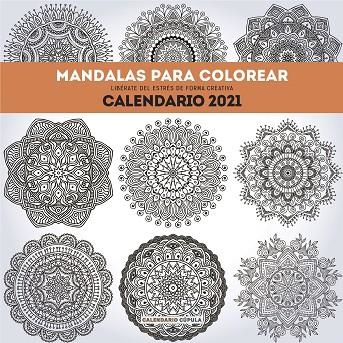 CALENDARI DE PARET 2021 MANDALAS PARA COLOREAR | 9788448027711 | VVAA