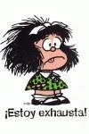 LLIBRETA MAFALDA ESTOY EXHAUSTA | 9788862128735 | QUINO