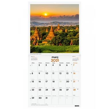 CALENDARI DE PARET 2021 MERAVELLES DEL MON | 8422952304548 | FINOCAM