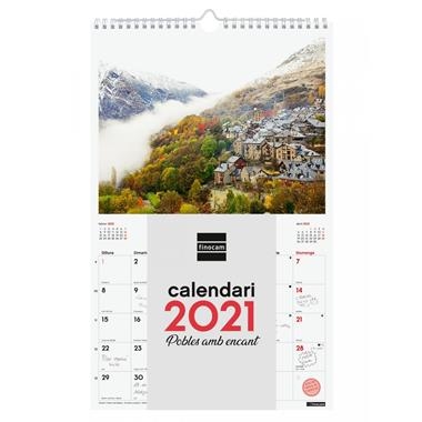 CALENDARI DE PARET 2021 POBLES AMB ENCANT | 8422952304234 | FINOCAM