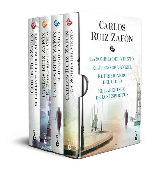 LA SOMBRA DEL VIENTO & EL JUEGO DEL ANGEL & EL PRISIONERO DEL CIELO & EL LABERINTO DE LOS ESPIRITUS | 9788408235309 | Carlos Ruiz Zafón