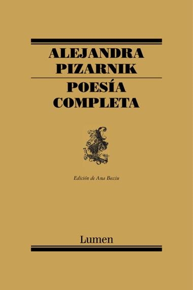 POESIA COMPLETA ALEJANDRA PIZARNIK | 9788426428257 | PIZARNIK, ALEJANDRA