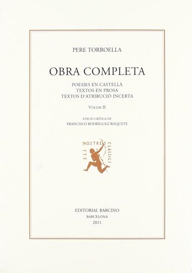 OBRA COMPLETA 02 | 9788472267640 | PERE TORROELLA