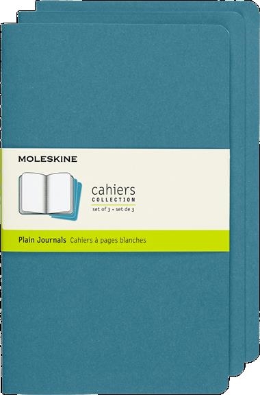 SET 3 LLIBRETES MOLESKINE LLISES TURQUESA FOSC | 8058647629629 | MOLESKINE