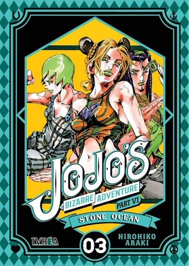 JOJO'S BIZARRE ADVENTURE PARTE VI STONE OCEAN 03 | 9788418562792 | HIROHIKO ARAKI