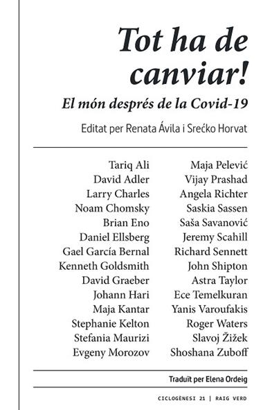 TOT HA DE CANVIAR | 9788417925581 | AVILA & HORVAT