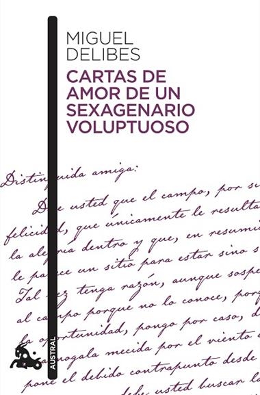 Cartas de amor de un sexagenario voluptuoso | 9788423357857 | Miguel Delibes