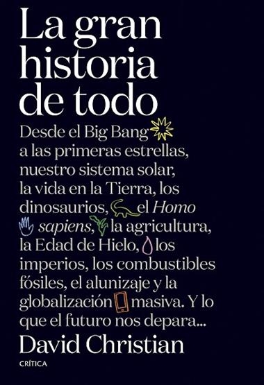La gran historia de todo | 9788491992950 | David Christian