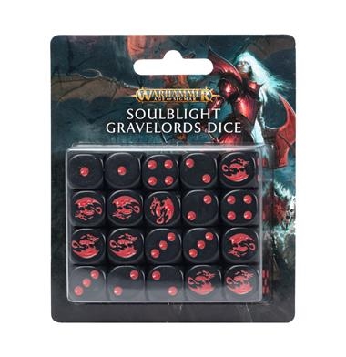AGE OF SIGMAR:SOULBLIGHT GRAVELORDS DICE | 5011921143986 | GAMES WORKSHOP