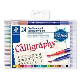 24 RETOLADORS DOBLE PUNTA CAL·LIGRAFIA | 4007817042915 | STAEDTLER