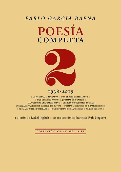Poesía completa 02 | 9788418387876 | PABLO GARCIA