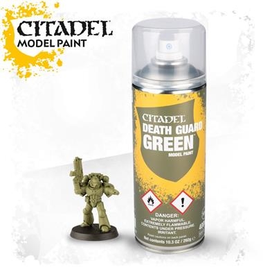 CITADEL DEATH GUARD GREEN SPRAY | 5011921154524 | GAMES WORKSHOP