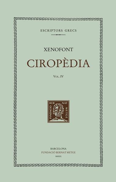 Ciropèdia IV | 9788498593709 | XENOFONT