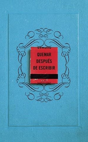 QUEMAR DESPUES DE ESCRIBIR | 9788491295938 | SHARON JONES