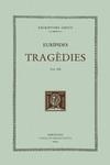 Tragèdies vol. VII | 9788498593662 | EURIPIDES
