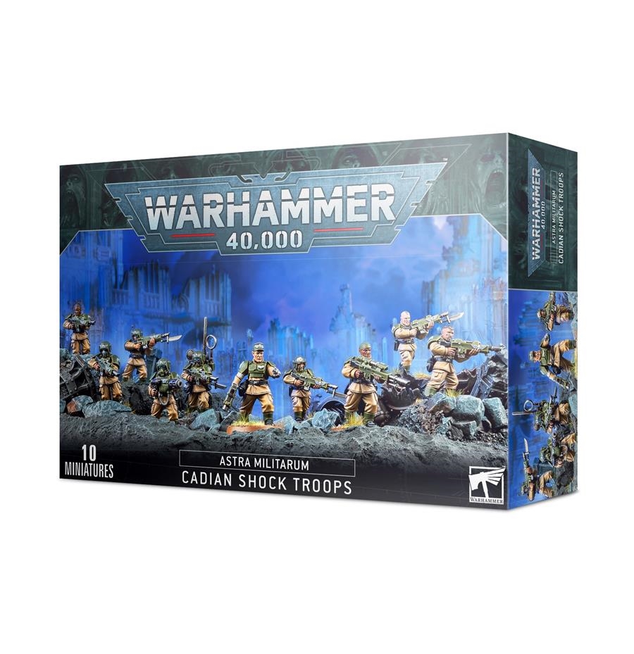 ASTRA MILITARUM:TROPA DE CHOQUE DE CADIA | 5011921157938 | GAMES WORKSHOP