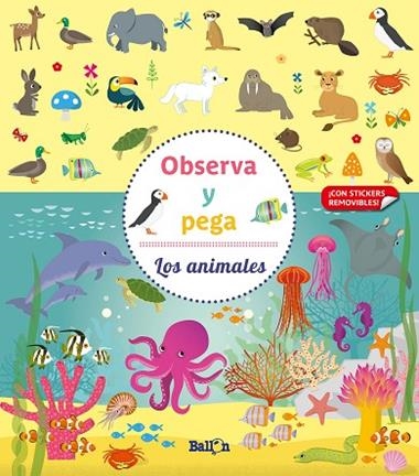 OBSERVA Y PEGA LOS ANIMALES | 9789403219301 | BALLON